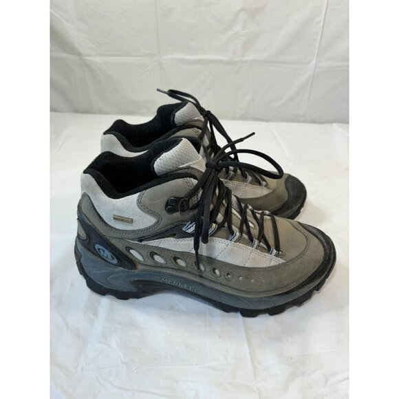 Merrell Pulse II Womens Waterproof Mid Top Shale Hiking Boots Size 9.5 - Picture 3 of 11